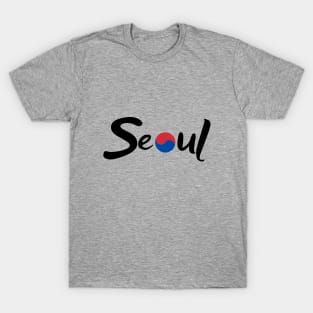 Seoul with Korean Flag T-Shirt